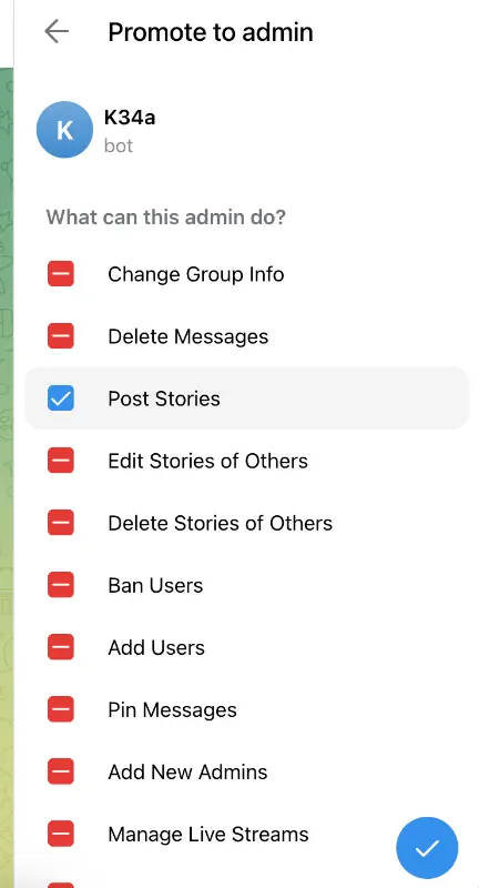 Bot permissions